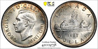 Canada  1937 George Vi Dollar   Pcgs Ms 64 Pq   