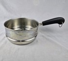 Vintage Revere Ware Stainless 2 Or 3 Qt Steamer Insert Handle Strainer Pan Pot