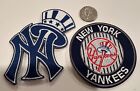  2 -new York Yankees Vintage Style Embroidered Iron On Patches  4    X 3      3   x 3   