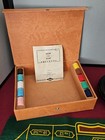 1941 E s  Lowe Roulette Wheel Casino Game Set Ball  chips  Layout Mat    Box