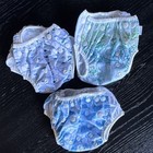 Alvebaby Reusable Swim Diapers 3 Pack One Size Snap Closure Multicolor