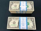 Lot Of 100 Uncirculated One Dollar Bills 2021 Cleveland Consecutive Notes Bep