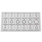Nitrile Rubber O-ring Assortment Set Gasket Automotive Seal Sae Kit Universal
