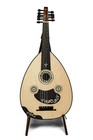 Turkish Black Mahogany Wood Oud Instrument Handmade Ivy Design Master Enver Asaf