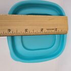 Rubbermaid Easy Find Lot Of 5 Replacement Lids Covers Turquoise Blue 4 Inches