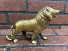 Vintage Heavy Bronze Brass Lion Statue Figure 7-1 4 
