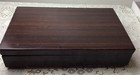 Vintage Wooden Tarnish Resisting Silverware Storage Box 16x11 