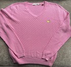 Magnolia Lane Masters Sweater Augusta National Golf Club Cable Knit Women Medium