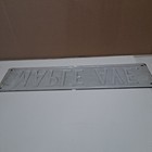 Vintage Maple Ave Metal Street Sign Embossed Antique City Road Traffic Gas Pump