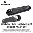 Rockbros Road Bike Carbon Fiber Crank With 165mm Arm Lightweight Crankset 110bcd