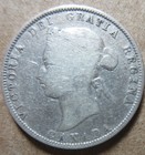 1872 Canada Silver Twenty-five Cents Coin  Quarter  rj282 