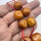 Vintage Retro Butterscotch Bakelite Graduated 12 Loose Beads 37 6 Grams