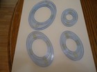 Creative Memories Custom Cutting System Special Patterns 4 Ovals No Sizing Templ