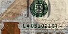 2009 A  100 Dollar Bill Star Note  circulated  La 05102191  Misalign Print Error