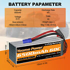 2pcs 22 2v 6s 6500mah Lipo Battery 60c Ec5 For Rc Helicopter Airplane Drone Boat