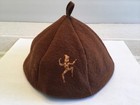 Vintage 1960s Brownie Beanie Hat  Pin And Handkerchief