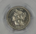 1886 Nickel Three-cent Piece Certified Pcgs Proof 66  3c