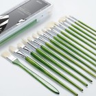 Artify 15 Pcs Professional Oil Paint Brushes Set With Long And Heavy Handle