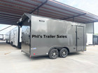 Continental Cargo New 85x16 V-nose Electrical Package Enclosed Motorcycle