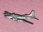 Pewter B-17 Flying Fortress Military Bomber Airplane Plane Lapel Pin