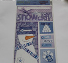 Bo Bunny Cardstock Stickers  snowday  Sncs975