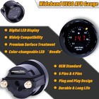 Wideband O2 Air Fuel Ratio Uego Gauge 52mm Afr With 4 9 Lsu Sensor Fits 30-4110