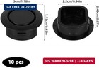 10pcs Car Bumper Hole Plugs For Parking Sensor Radar Holes  Waterproof Dust-proo