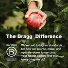 Bragg Organic Apple Cider Vinegar With The Mother  Raw And Unfiltered  32 Fl Oz