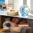 Ocean Lovers Crystal Ball Hand Blown Glass Sphere Paperweight Gift Decor