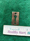 1890 s Cast Brass Eastlake Victorian Door Keyhole Cover   Screws  Free S h
