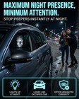 Ghost Face Headrest Covers Scary Car Interior Seat Protector For Truck Suv Auto