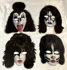 Kiss Japan 2015 Tour Promo Only Set 4 Paper Masks   2 Flyers Demon Rare Htf