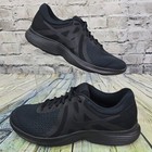 Nike Revolution 4 Running Shoes Mens 13 Black Mesh Lightweight Athletic Sneakers