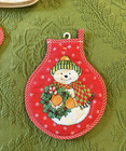 Vintage Christmas Pot Holders   Oven Mitt  3 