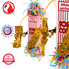 Bonka Bird Toys 2318 Popcorn Explosion Forage Chew Shred Medium Parrot Cage Toy