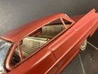 Vintage 1950s Red Bandai Japan Tin Litho Cadillac Car Friction Works Mcm Toy