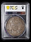 Pcgs Ms62 1733 Austria Charles Vi Silver Thaler Hall Mint D-1055 - Rare  