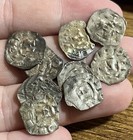 Lot Of 2 Coins 1000s Dinero Italian Medieval Silver Coin Crusaders Coin Old Coin