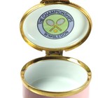 Rare Ltd Ed Crummles Enamel Box All England Club The Championships Wimbledon Ser