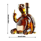 Funny Turtle Whiskey Bottle 11oz   330ml Glass Decanter Novelty Gift Bar