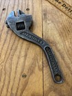 Vintage Gray Adjustable S Wrench 8 Inch Early Crescent Wrench