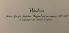  wisdom  Print By Joseph Holston Artist Lithograph 19  L X 23  W