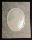 Vtg American Greetings Iridescent Unicorn Christmas Unused Card   Envelope Mint