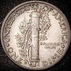 1939 S Mercury Dime - Au - 90  Silver Winged Liberty 10c