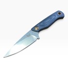 Benchmade Dacian 203 Blue Denim Micarta Cpm-magnacut Stonewash Fixed Blade