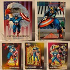 24-card Iron Man   Capt  America Collector Lot - 90   s Marvel Masterpieces   More