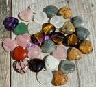 Wholesale Lot 30 Pcs 20mm Mix Crystal Hearts Nice Quality Healing Energy