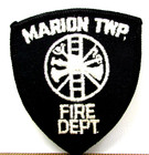 Vintage Marion Township Michigan Fire Department Jacket Shoulder Patch Uniform