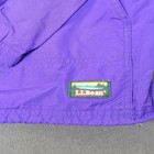 Vintage Euc Ll Bean Purple Rain Jacket Women Xl Hooded Nylon Anorak Outdoors 90s