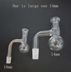 2 Pack  14mm Male Glass Bowl For Water Tobacco Pipe Bong Replacement Head Usa